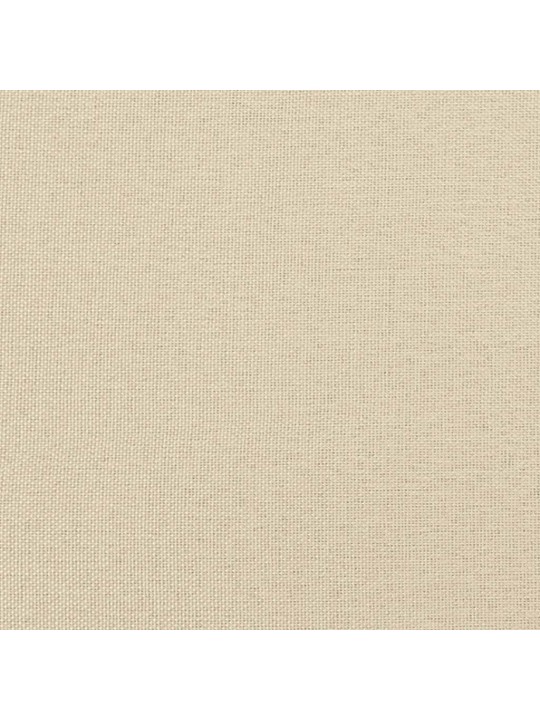 Jídelní židle 4 ks krémové textil