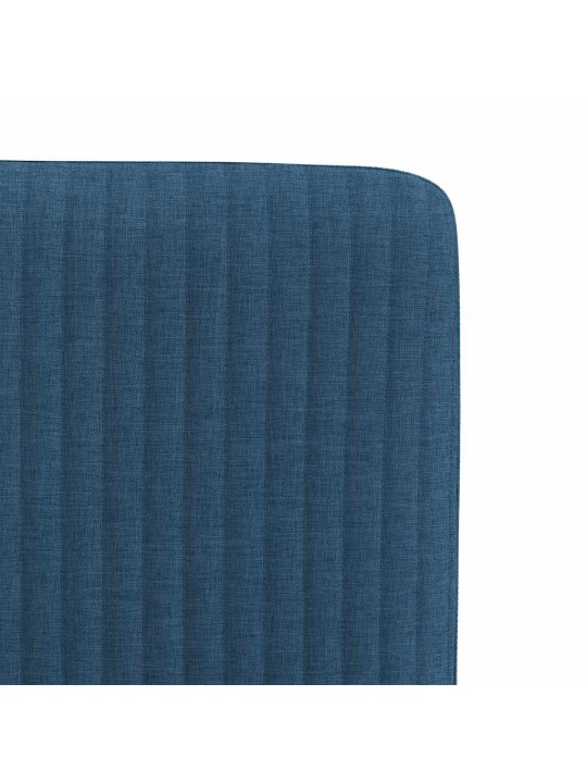 Jídelní židle 4 ks modré textil