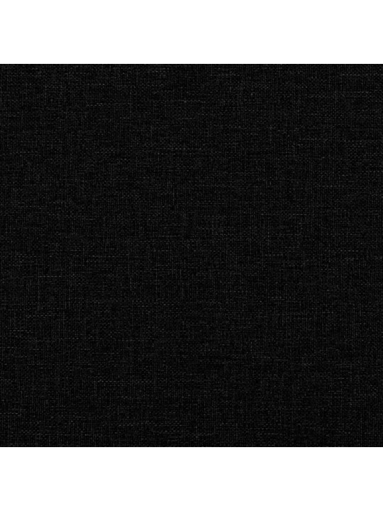 Jídelní židle 4 ks černé textil