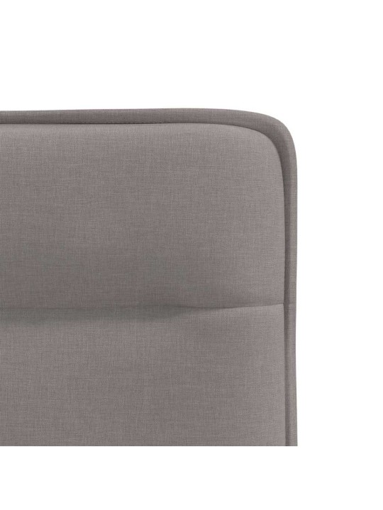 Jídelní židle 4 ks taupe textil