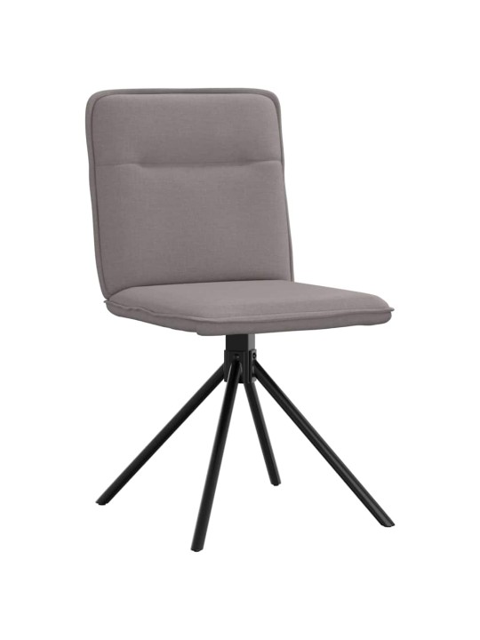 Jídelní židle 4 ks taupe textil