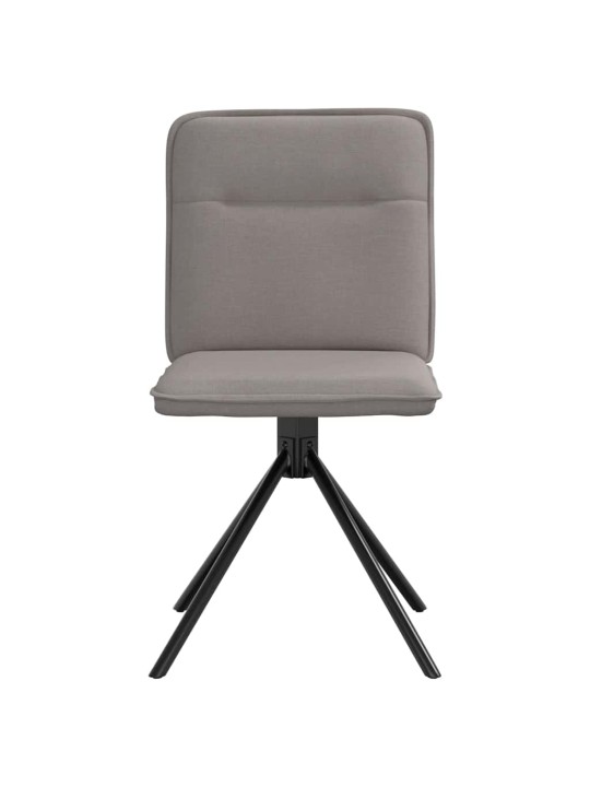 Jídelní židle 4 ks taupe textil
