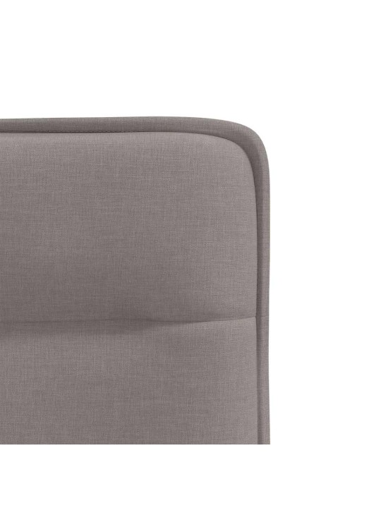 Jídelní židle 4 ks taupe textil