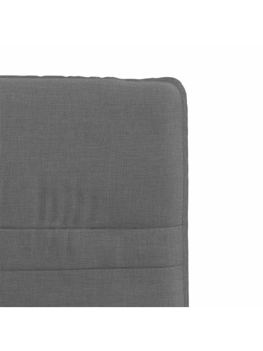 Jídelní židle 4 ks tmavě šedé textil