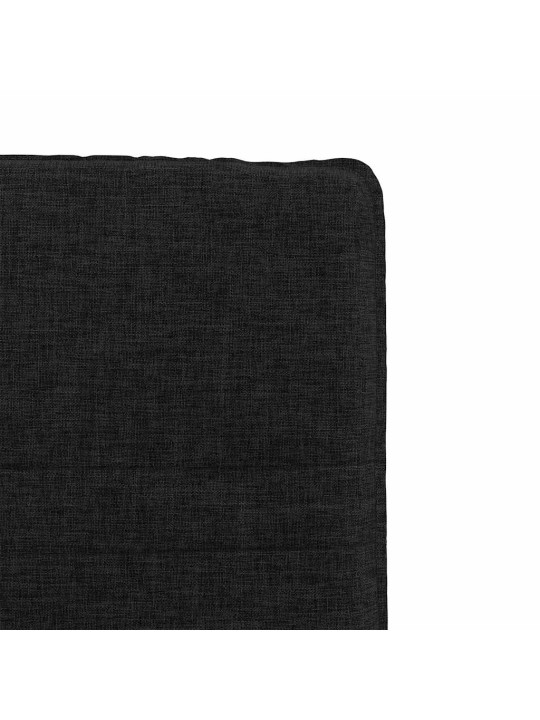 Jídelní židle 4 ks černé textil