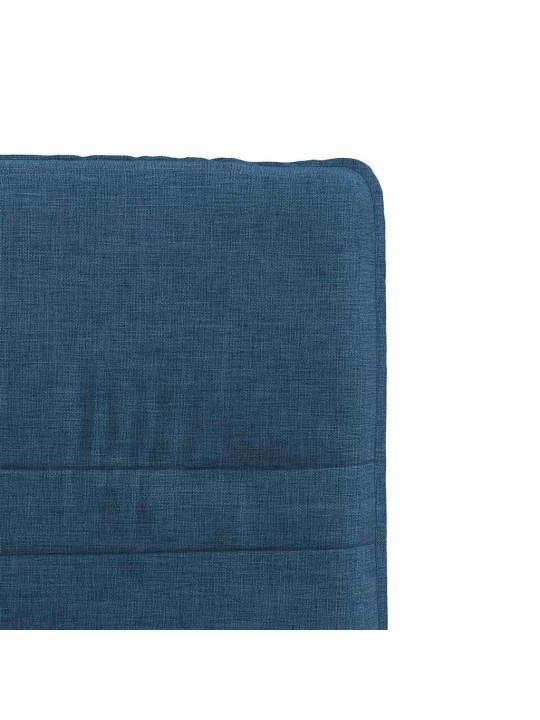 Jídelní židle 4 ks modré textil