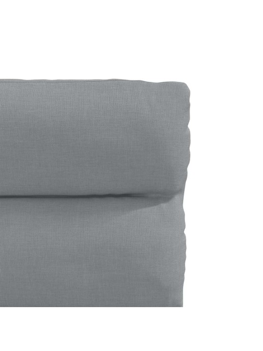 Jídelní židle 4 ks světle šedé textil