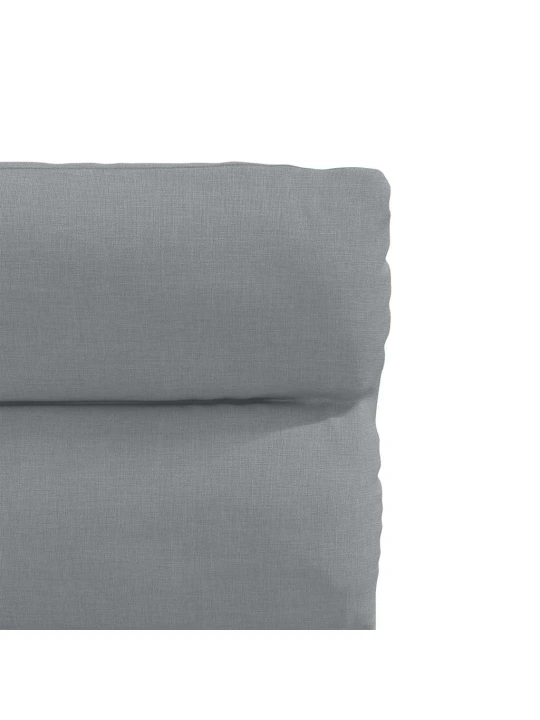 Jídelní židle 4 ks světle šedé textil