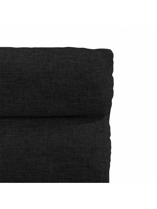 Jídelní židle 4 ks černé textil