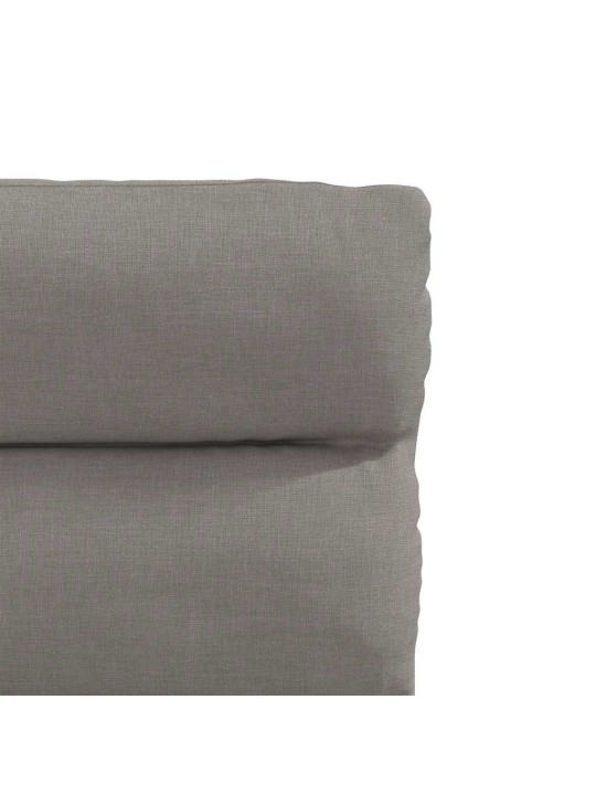 Jídelní židle 4 ks taupe textil