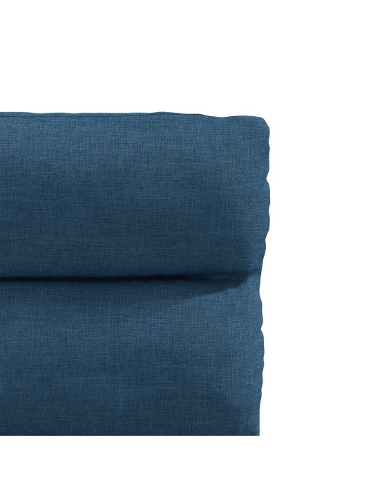 Jídelní židle 4 ks modré textil