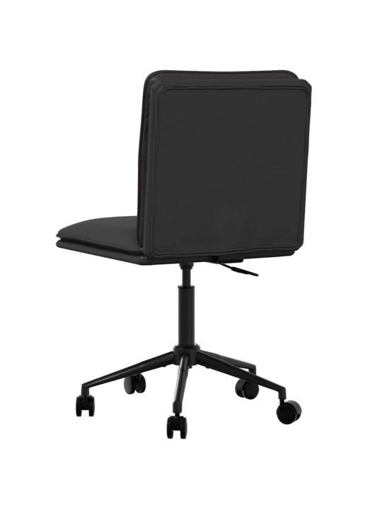 Jídelní židle 2 ks černé umělá kůže