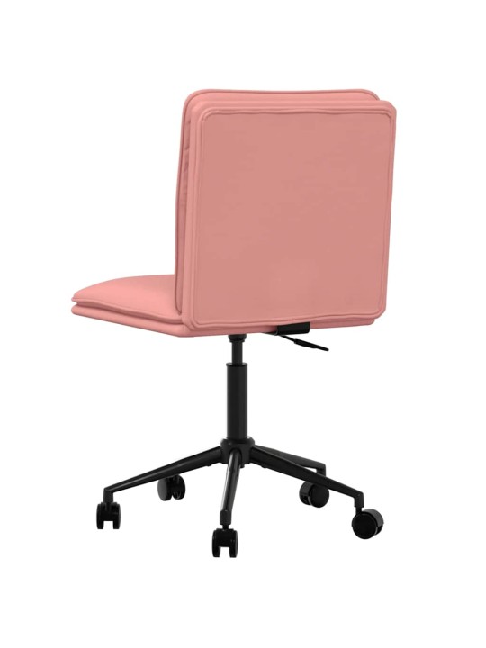 Jídelní židle 2 ks růžové umělé kůže