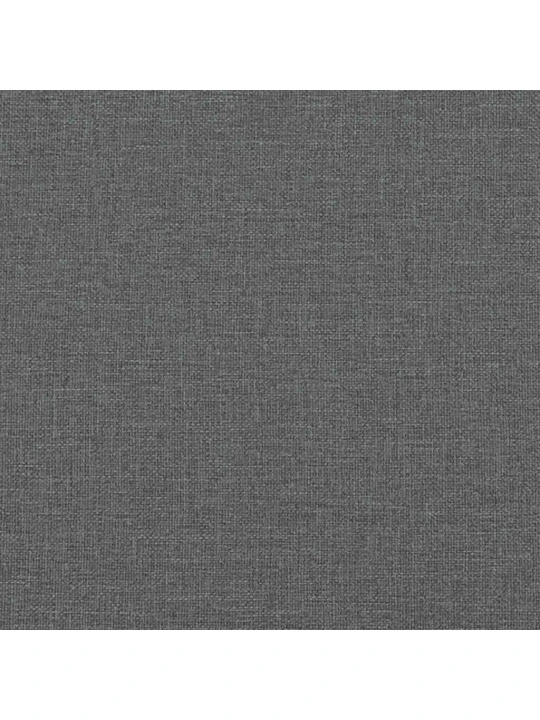 Otočné jídelní židle 6 ks tmavě šedé textil