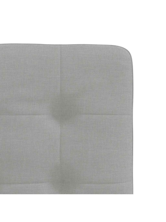 Otočné jídelní židle 6 ks oblak šedá textil