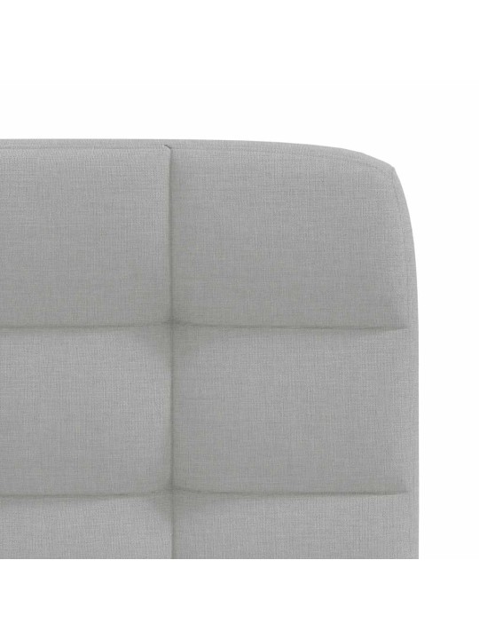 Otočné jídelní židle 6 ks oblak šedá textil