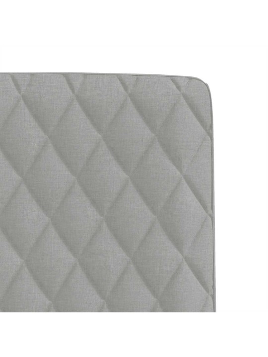 Otočné jídelní židle 6 ks oblak šedá textil