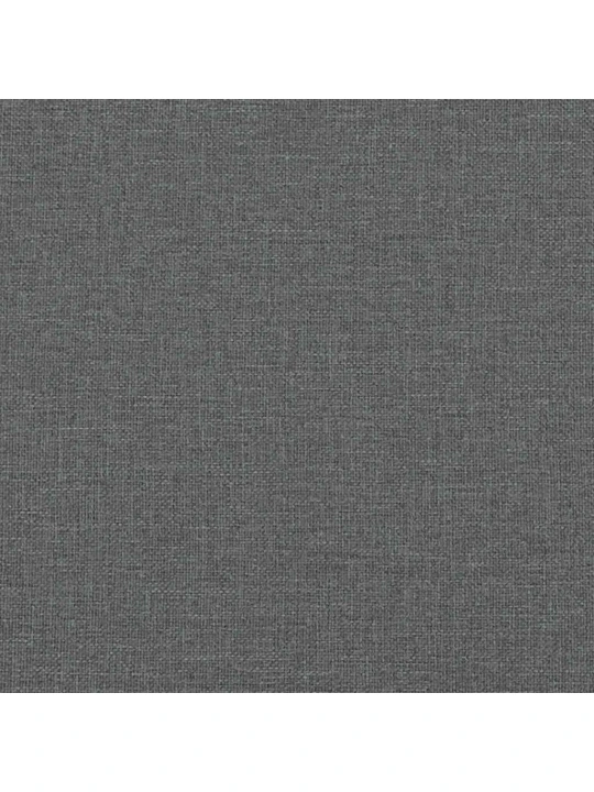 Otočné jídelní židle 6 ks tmavě šedé textil