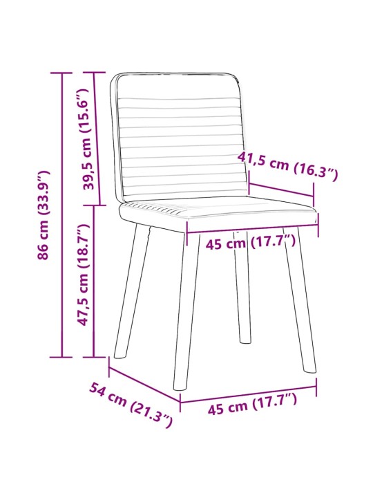 Jídelní židle 6 ks tmavě zelené textil