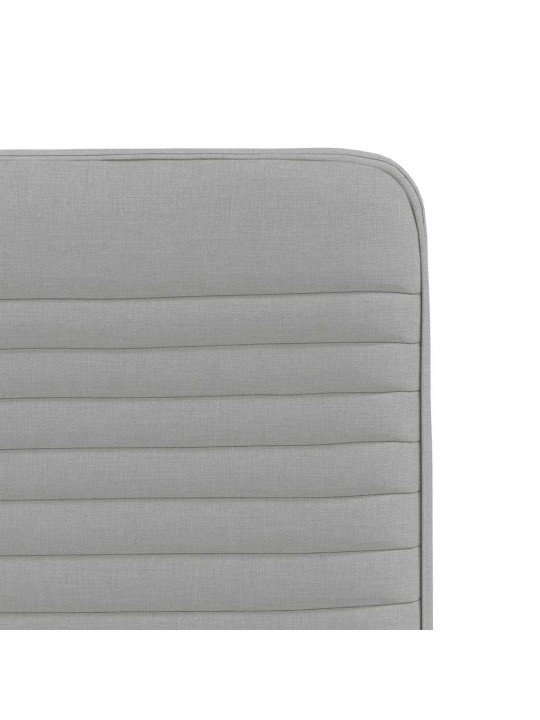 Otočné jídelní židle 6 ks oblak šedá textil
