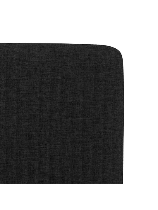 Jídelní židle 6 ks černé textil