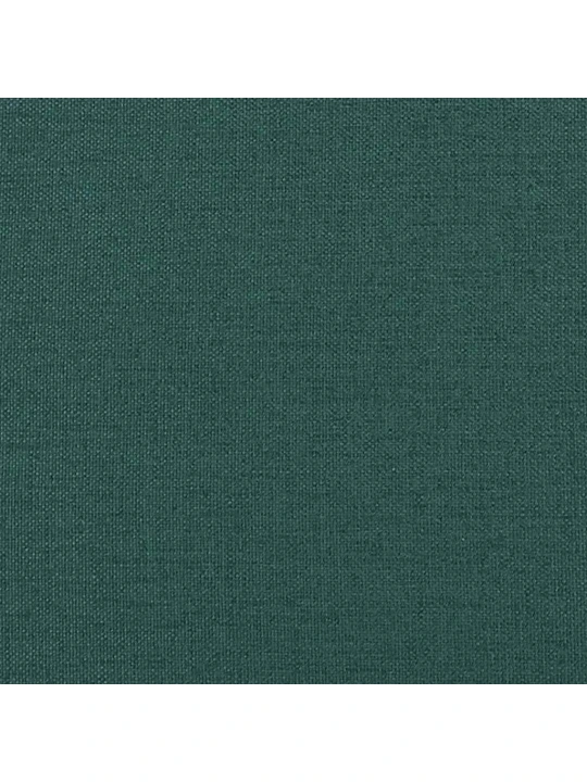 Jídelní židle 6 ks tmavě zelené textil