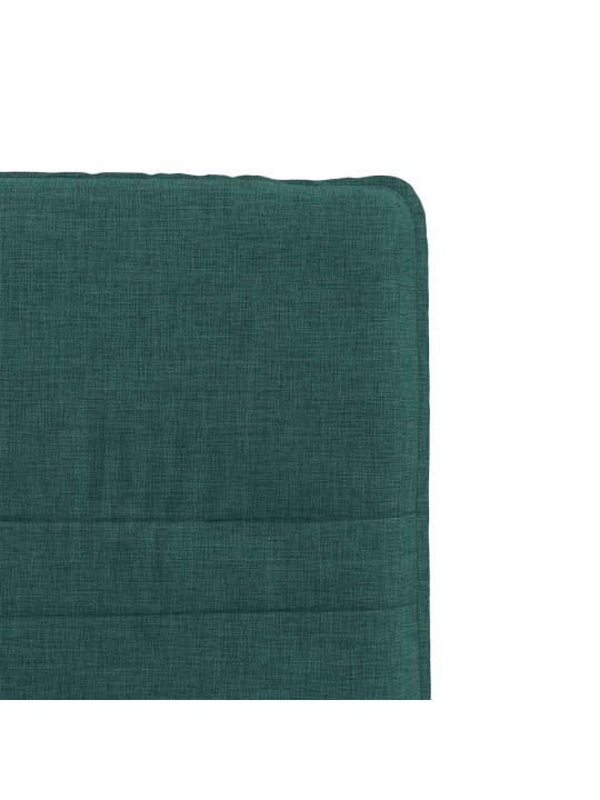 Jídelní židle 6 ks tmavě zelené textil