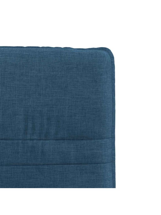 Jídelní židle 6 ks modré textil