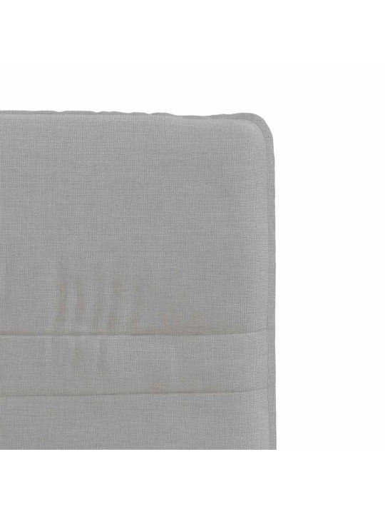 Otočné jídelní židle 6 ks oblak šedá textil
