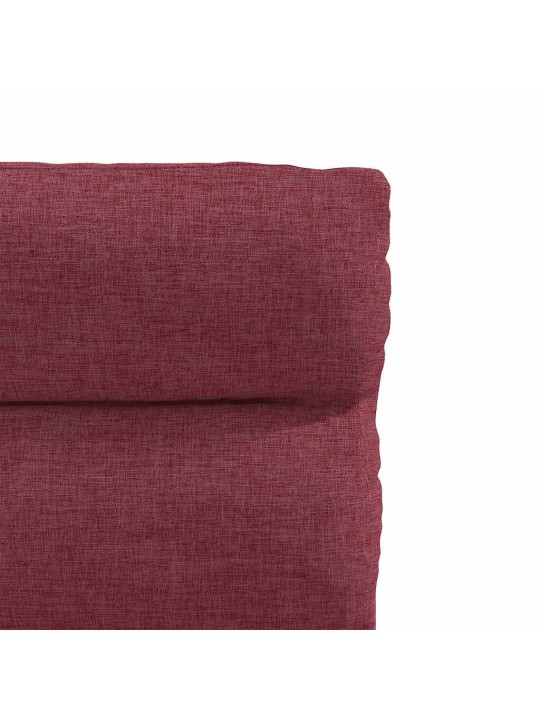 Jídelní židle 6 ks vínové textil