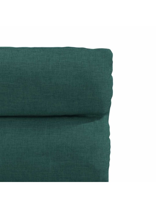 Jídelní židle 6 ks tmavě zelené textil