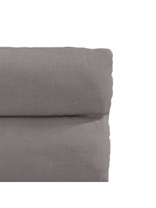 Jídelní židle 6 ks taupe textil