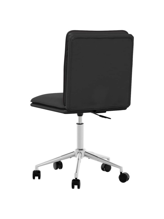 Jídelní židle 4 ks černé umělá kůže