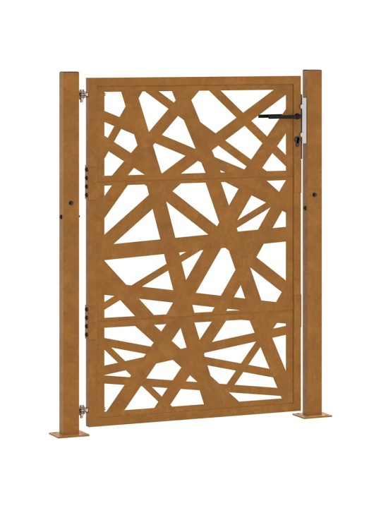 Zahradní branka 105x130 cm klimaticky odolný ocel design lehkou