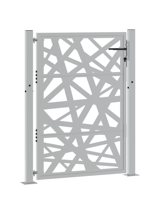 Zahradní branka 105x130 cm klimaticky odolný ocel design lehkou