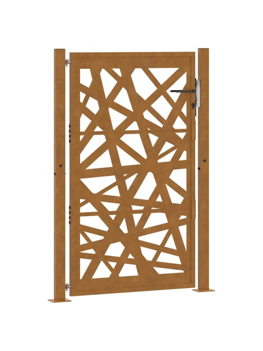 Zahradní branka 105x155 cm klimaticky odolný ocel design lehkou