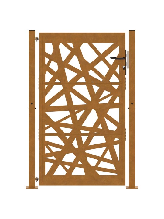 Zahradní branka 105x155 cm klimaticky odolný ocel design lehkou