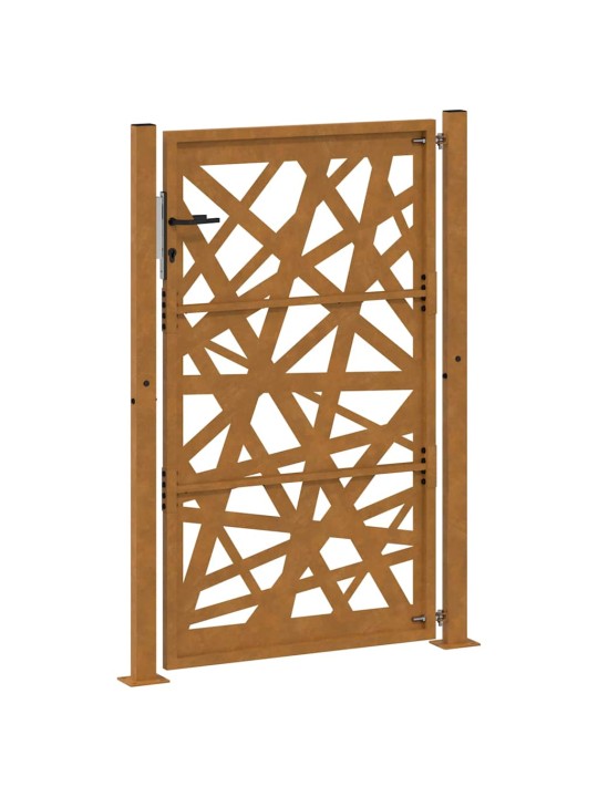 Zahradní branka 105x155 cm klimaticky odolný ocel design lehkou