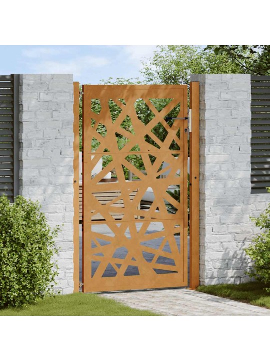 Zahradní branka 105x155 cm klimaticky odolný ocel design lehkou