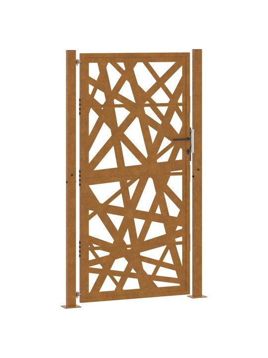 Zahradní branka 105x180 cm klimaticky odolný ocel design lehkou
