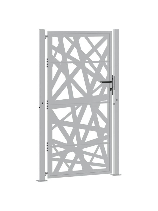 Zahradní branka 105x180 cm klimaticky odolný ocel design lehkou