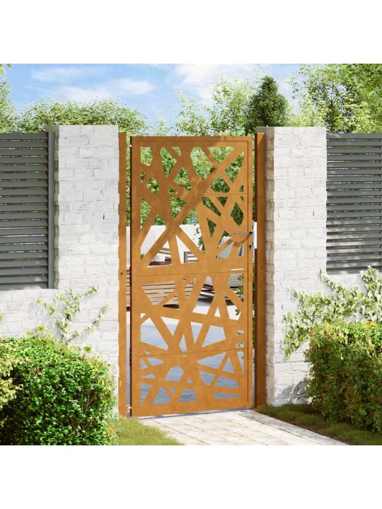 Zahradní branka 105x180 cm klimaticky odolný ocel design lehkou
