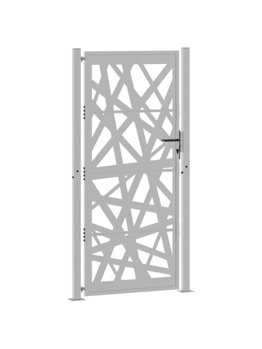 Zahradní branka 105x205 cm klimaticky odolný ocel design lehkou