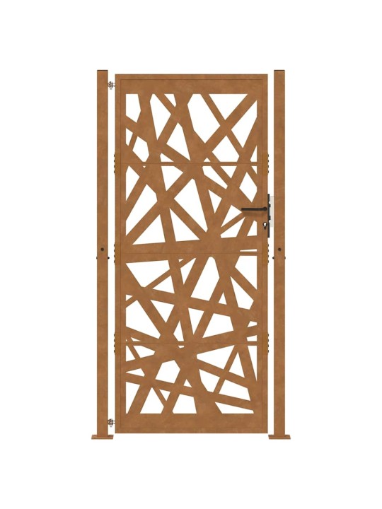 Zahradní branka 105x205 cm klimaticky odolný ocel design lehkou