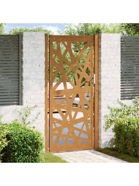 Zahradní branka 105x205 cm klimaticky odolný ocel design lehkou