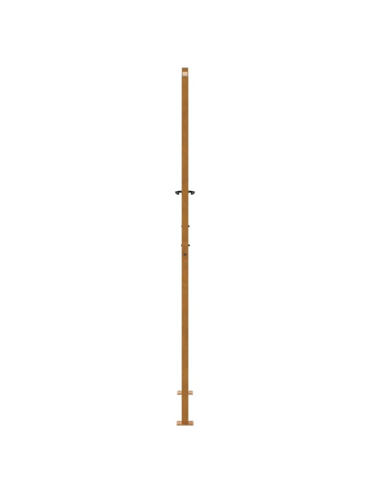Zahradní branka 105x205 cm klimaticky odolný ocel design listů