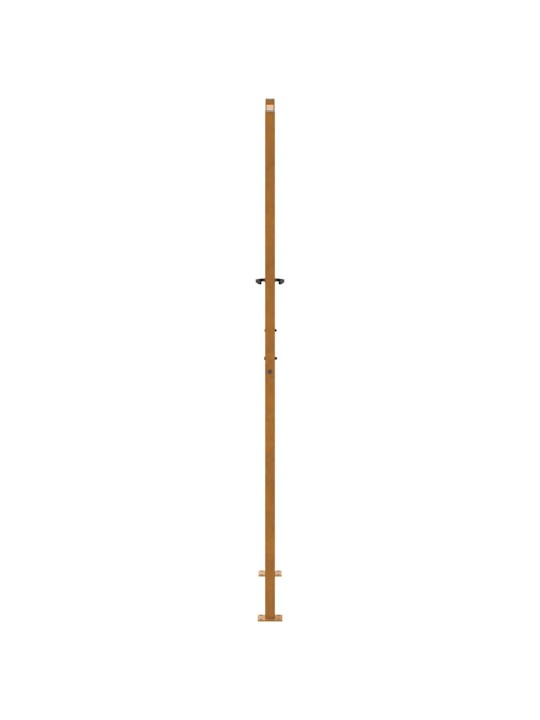 Zahradní branka 105x205 cm klimaticky odolný ocel design vlnek