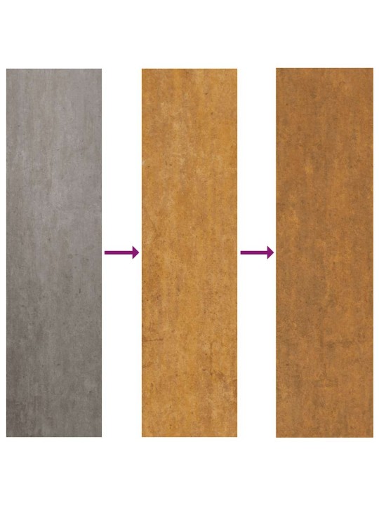 Zahradní branka 105x205 cm klimaticky odolný ocel design vlnek