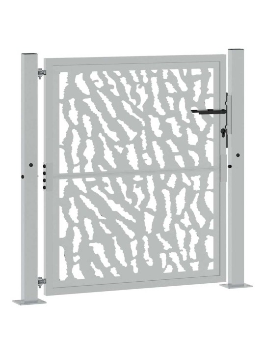 Zahradní branka 105x105cm klimaticky odolný ocel design stopový