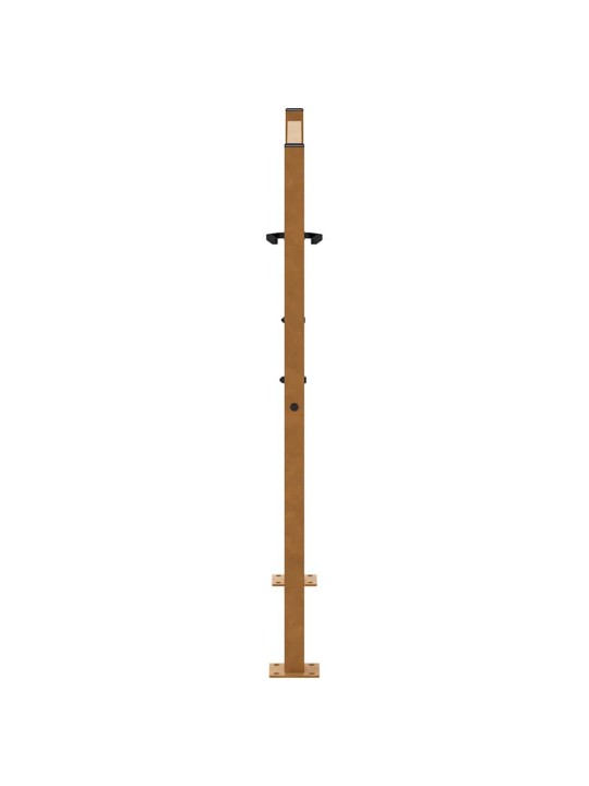 Zahradní branka 105x105cm klimaticky odolný ocel design stopový